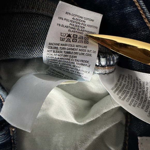 Lucky Brand Hayden Skinny Jeans Dark Wash Women's Size 10 30R - Picture 14 of 16